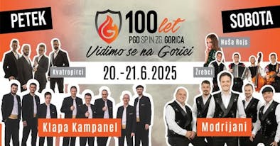 Koncert klap Kvatropirci in Kampanel